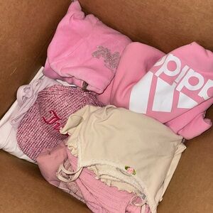 Adidas Pink and Cream Apparel Collection